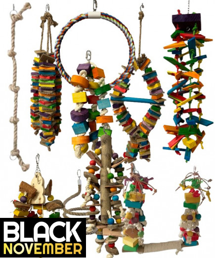 .NEW 10 X The Giant One Parrot Toy Pack - African Grey, Macaw, Cockatoo Etc - RRP £207.90 .NEW 10 X The Giant One Parrot Toy Pack - African Grey, Macaw, Cockatoo Etc - RRP £207.90